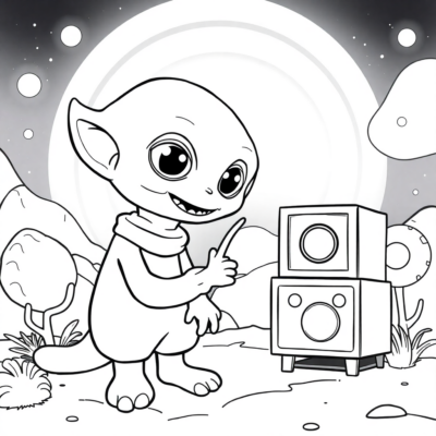 Coloriage : coloriages pour enfants Lulek TV