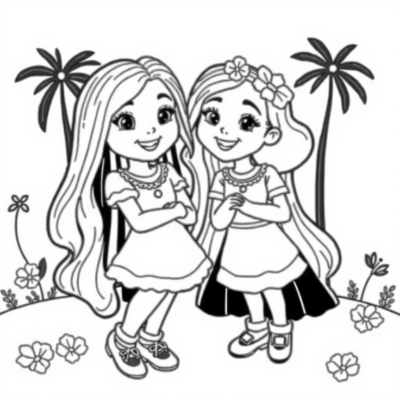 Coloriage : coloriages pour enfants Mia et Moi