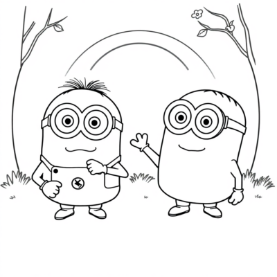 Livre de coloriage : coloriages pour enfants Minions