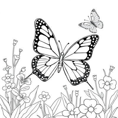 Livre de coloriage : coloriages pour enfants de papillons