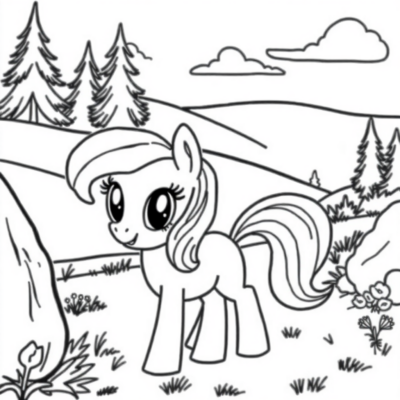 Livre de coloriage : coloriages pour enfants My Little Pony