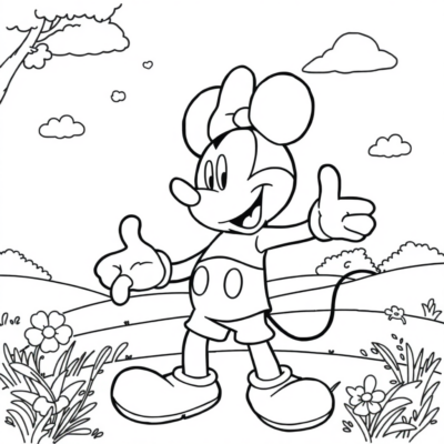 Livre de coloriage : coloriages pour enfants Mickey Mouse