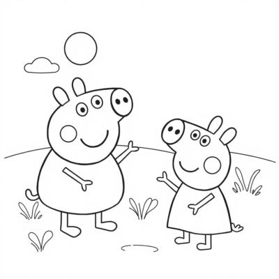 Livre de coloriage : coloriages pour enfants de Peppa