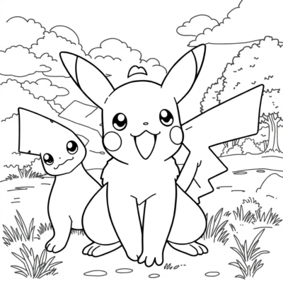 Livre de coloriage : coloriages pour enfants Pokémon