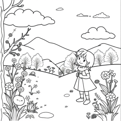 Coloriage : coloriages pour enfants sur les saisons