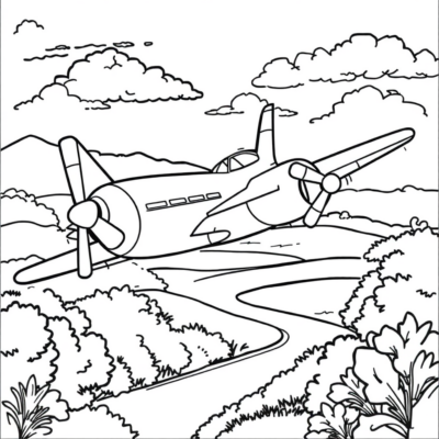 Livre de coloriage : coloriages pour enfants avions