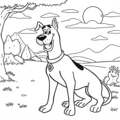 Coloriages Scooby Doo