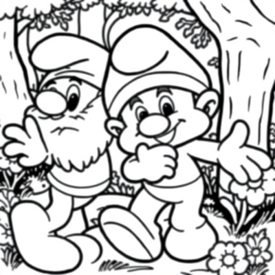 Dessins à colorier : coloriages pour enfants Schtroumpfs
