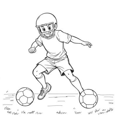 Colorier: coloriages pour enfants – le sport
