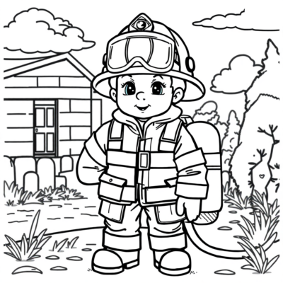Livre de coloriage : coloriages pour enfants Pompiers Sam