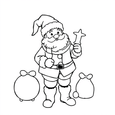 Coloriage : coloriages pour enfants de Noël