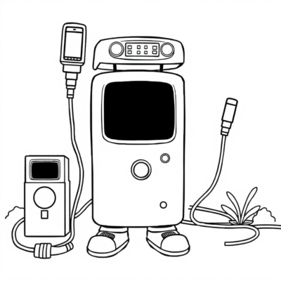 Coloriage : coloriages pour enfants des appareils électriques