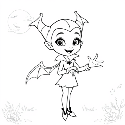 Coloriage : coloriages pour enfants Vampirina