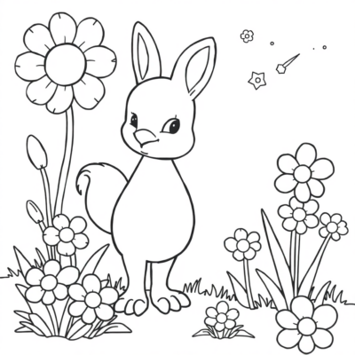Livre de coloriage : coloriages pour enfants sur le printemps