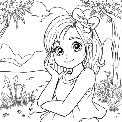 Coloriages enchantés pour petites filles