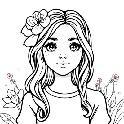 Livre de coloriage : coloriages pour filles