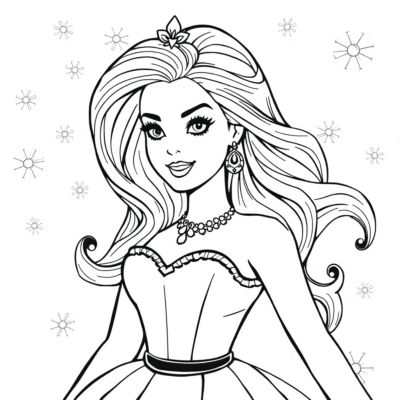 Coloriages à imprimer Barbie