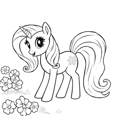 Coloriages à imprimer My Little Pony Equestria