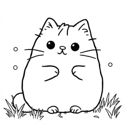 Livre de coloriage : coloriages à imprimer de Pusheen