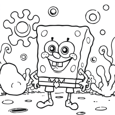 Dessins à colorier SpongeBob