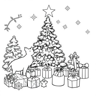 coloriages à imprimer de Noël