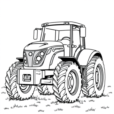 Coloriages à imprimer Tracteurs