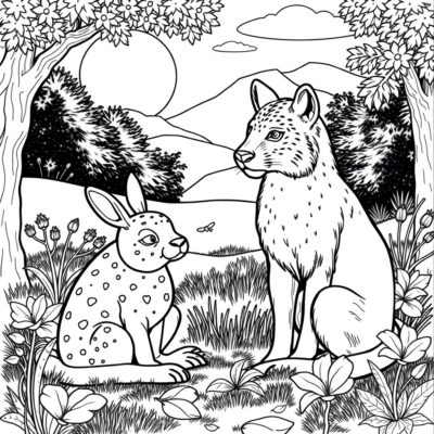 Livre de coloriage : coloriages à imprimer d’animaux