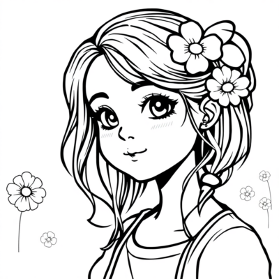 Coloriages Filles