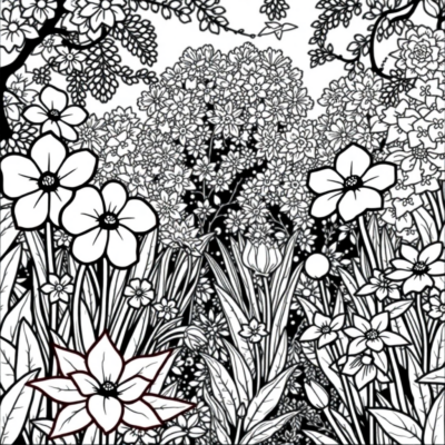 Jardin des Banbans : Coloriages et Quêtes 4