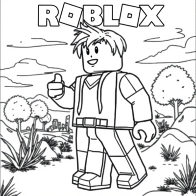 Livre de coloriage : coloriages de jeux Roblox