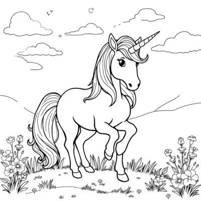 Livre de coloriage : coloriages de licornes pour enfants