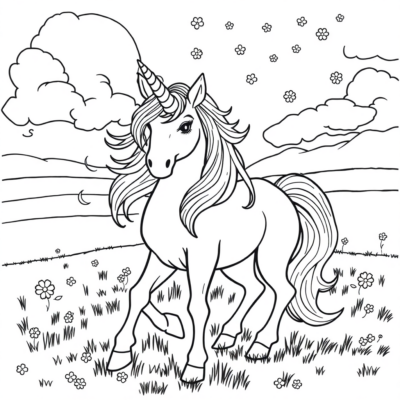 Coloriages Licorne à imprimer
