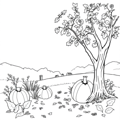 Colorier : coloriages d’automne