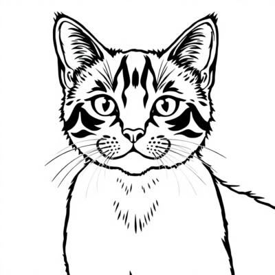 Dessins à colorier Chaton