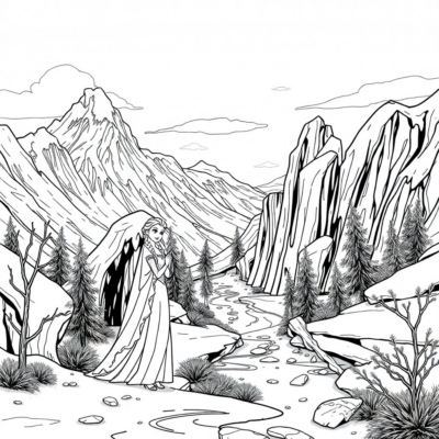 Coloriages La Reine des Neiges