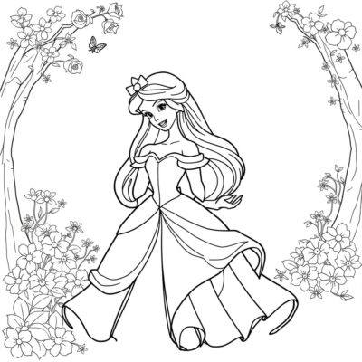 Coloriages Princesses Disney