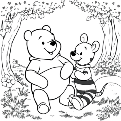 Coloriages de Winnie l’Ourson