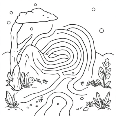Livre à colorier : coloriages labyrinthes pour enfants à imprimer