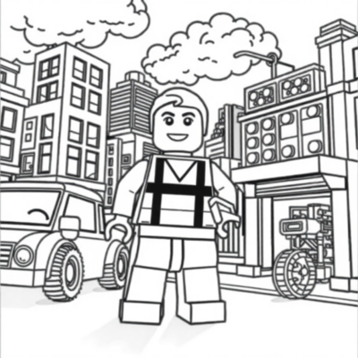 Dessins à colorier Lego City