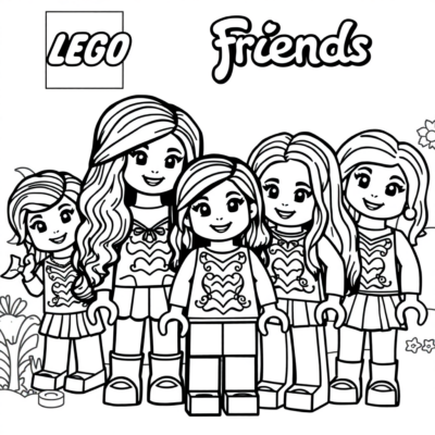 Coloriages Lego Friends