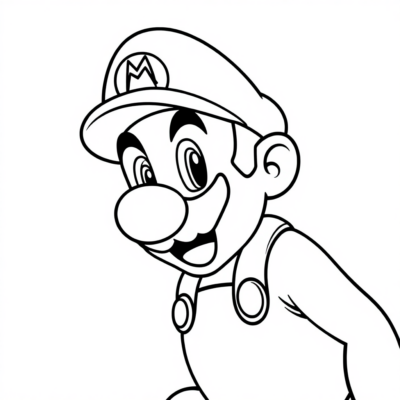 Coloriages Mario