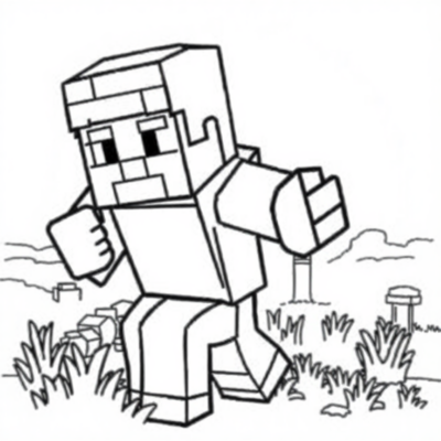 Livre de coloriage : coloriages Minecraft