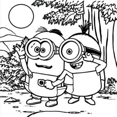 Livre de coloriage : coloriages des Minions