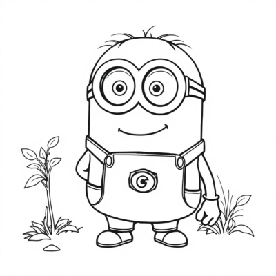 Cahier de coloriage : aventures des Minions