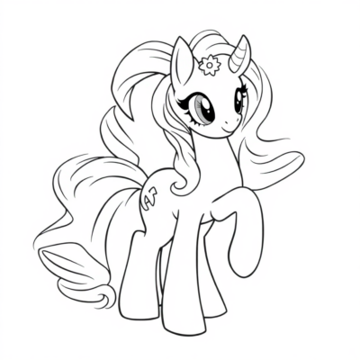 Coloriages My Little Pony Princesse Cadance
