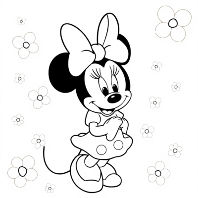 Livres de coloriage Minnie Mouse