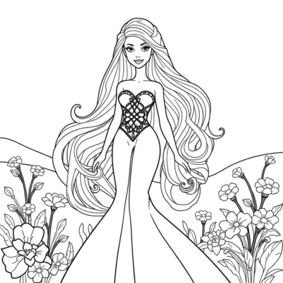 Coloring Book: coloriages en ligne pour enfants Barbie