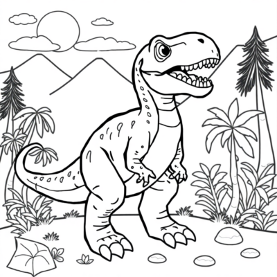 Coloriage : coloriages en ligne pour enfants dinosaures