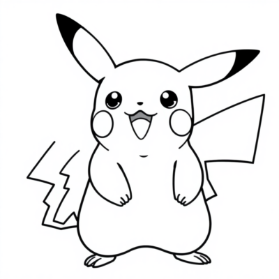 Coloriez Pikachu Pokémon