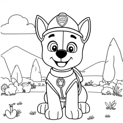 Coloriage : coloriages Pat’ Patrouille